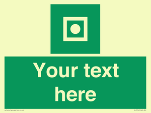 Custom sign safe condition Shipboard general alarm